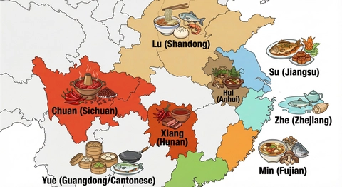 Bā Dà Cài Xì: le 8 grandi tradizioni culinarie cinesi