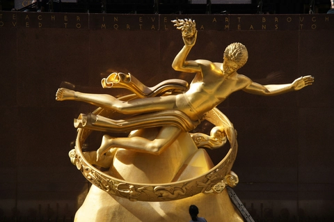 Statua di Prometeo, 1934, Paul Manship