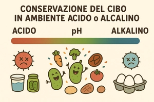 Conservazione del cibo in ambiente acido o alcalino