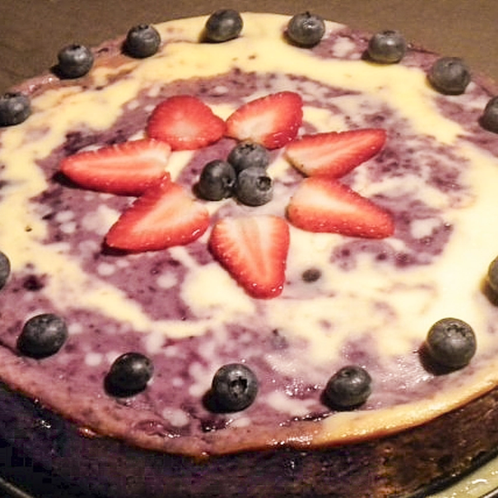 Cheesecake marmorizzata