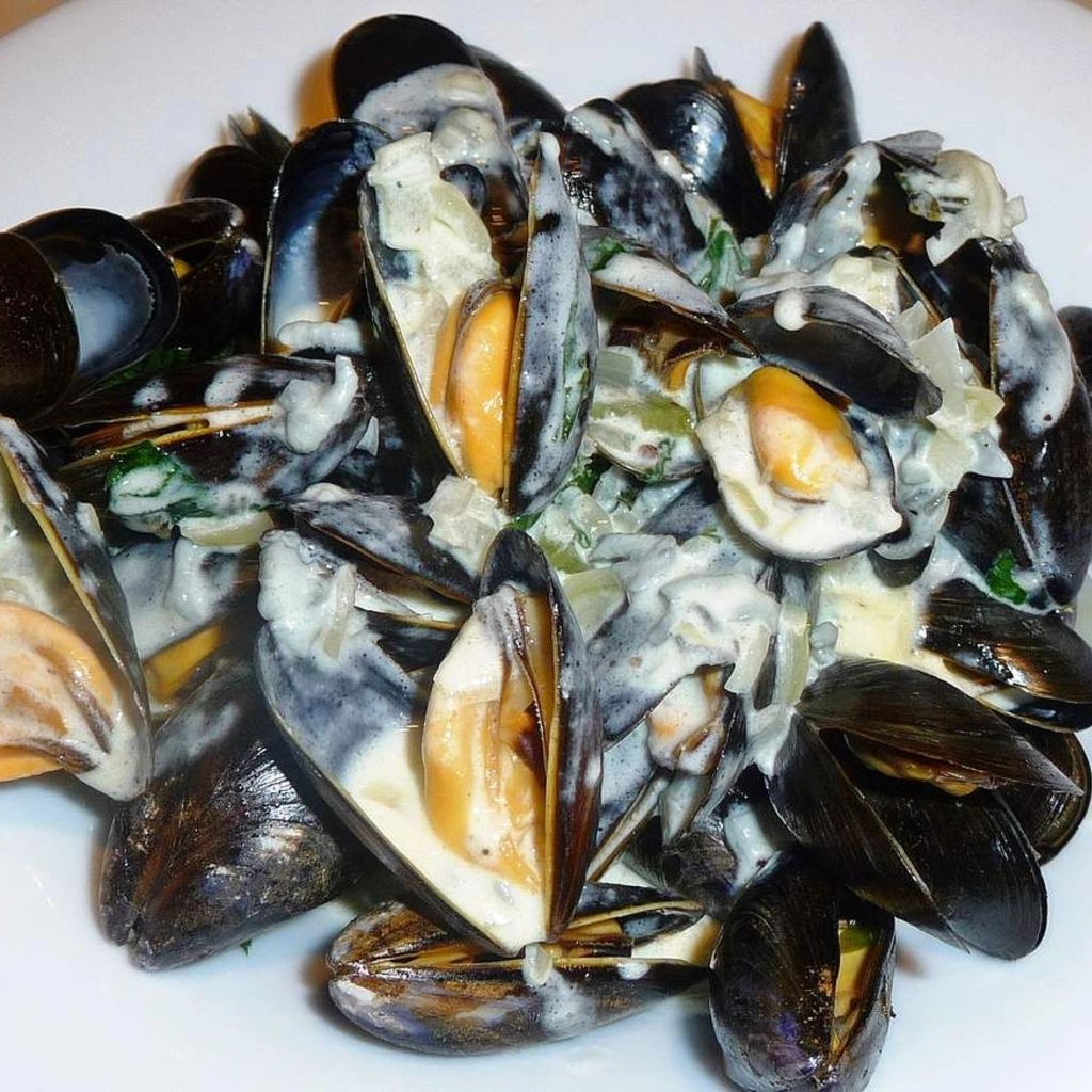 Cozze al roquefort