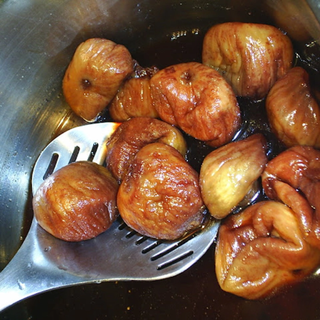Fichi secchi in cottura