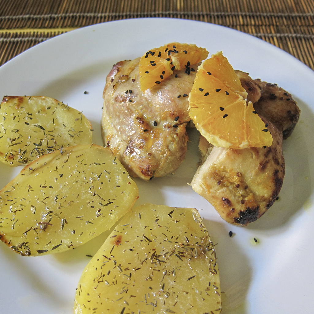 Pollo marinato agli agrumi