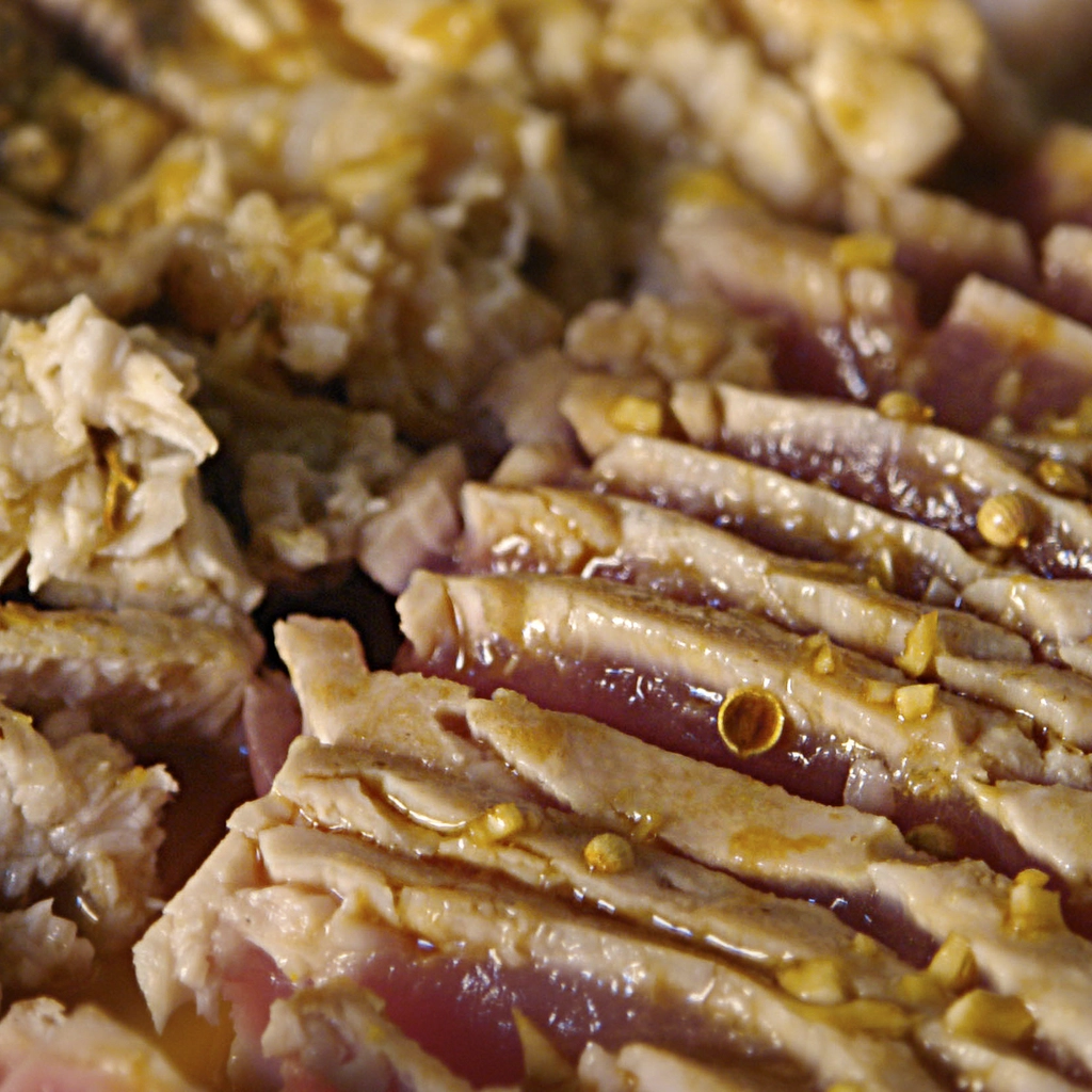 Tagliata di tonno e spada