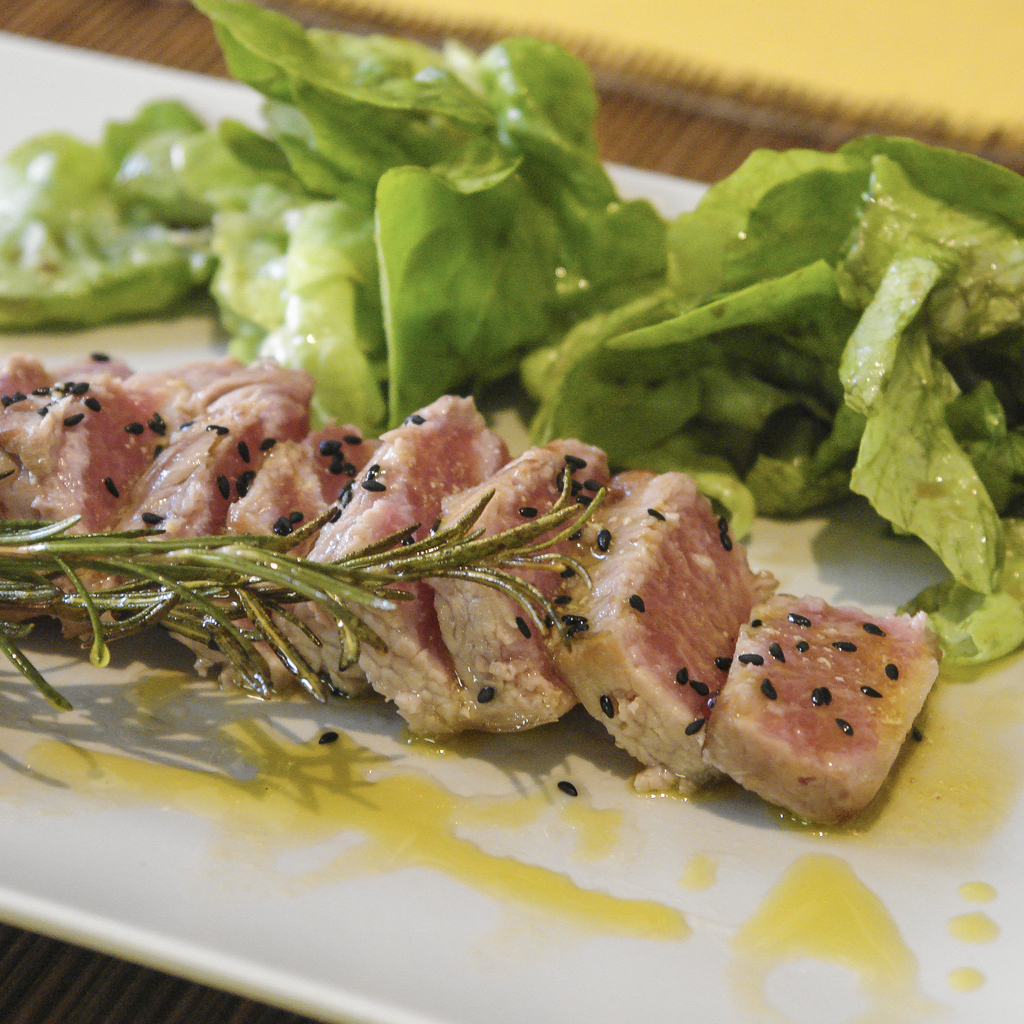 Tagliata di ventresca di tonno