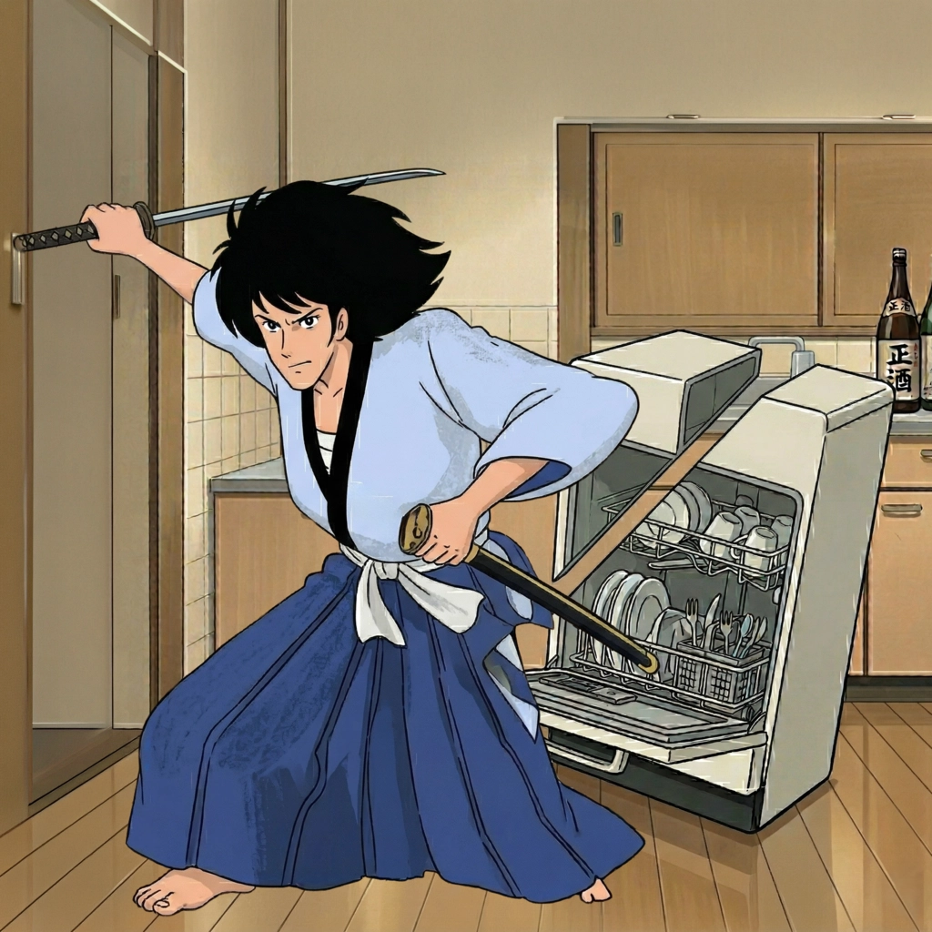 Goemon e la lavastoviglie