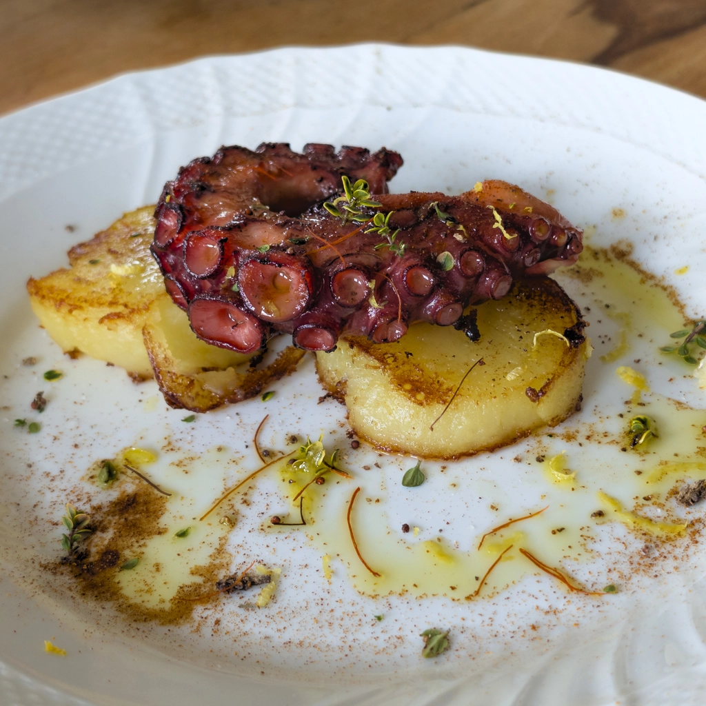 Pulpo alla gallega profumato