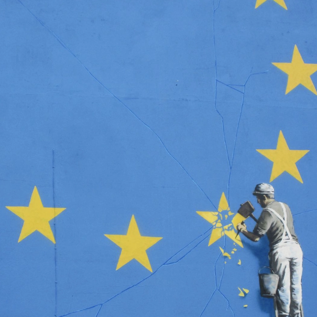 Brexit by Bansky, dettaglio