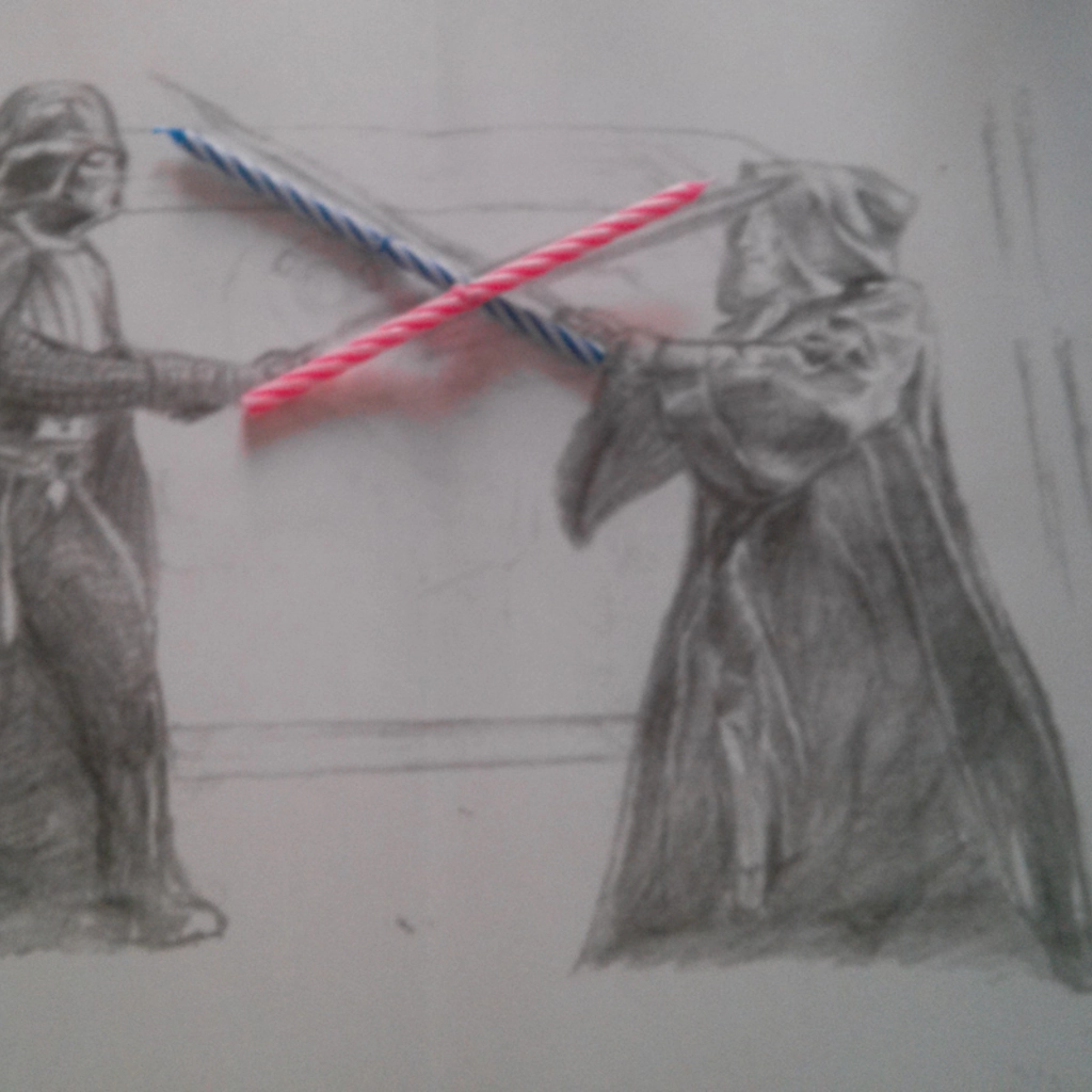 Il disegno su carta da forno