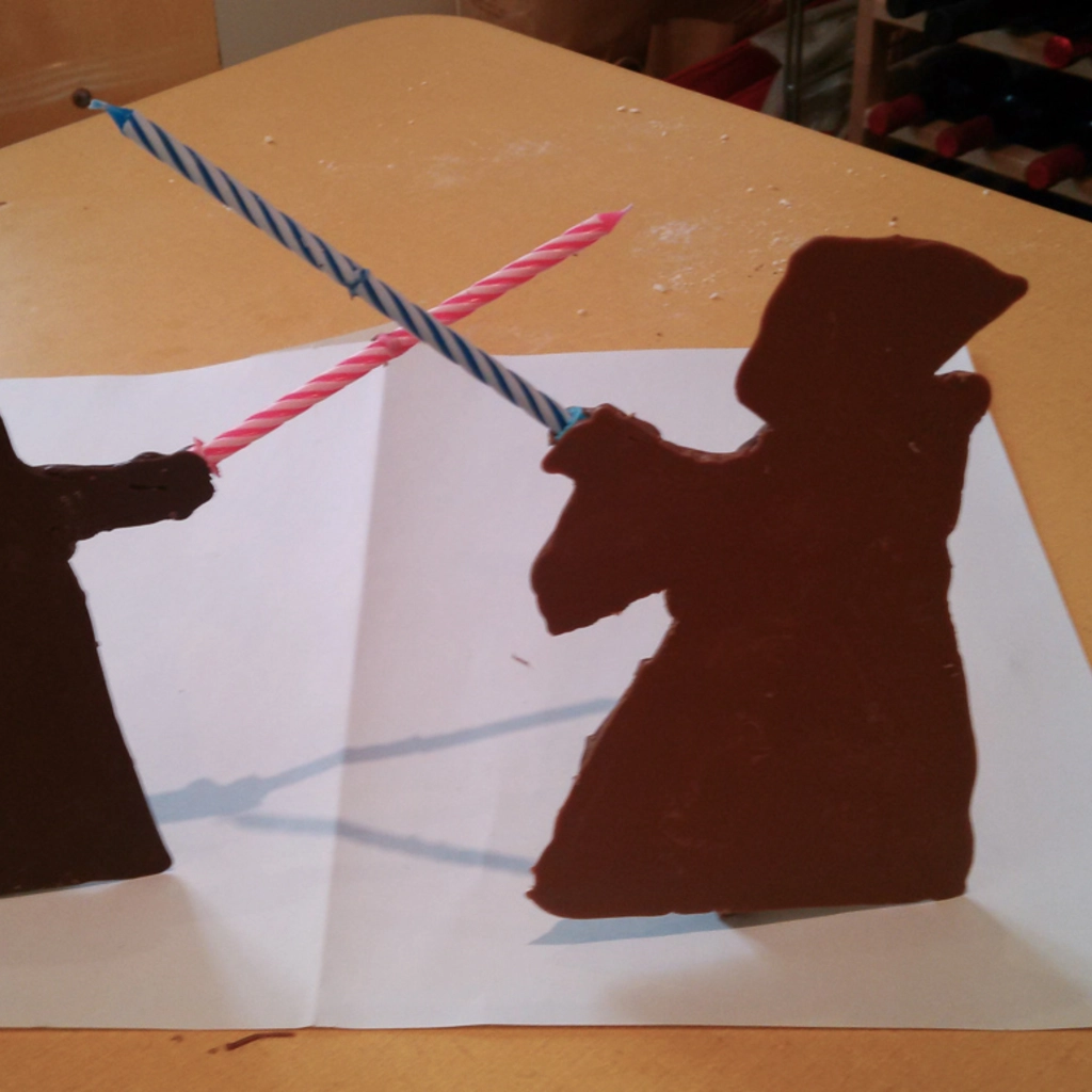 Gli Jedi di cioccolata finalmente si confrontano