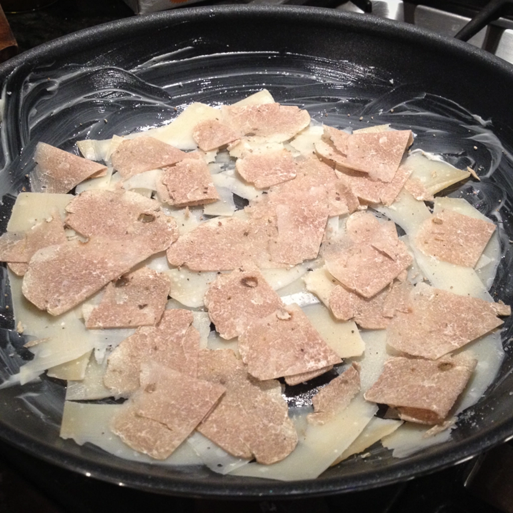 Strato di scaglie di tartufo