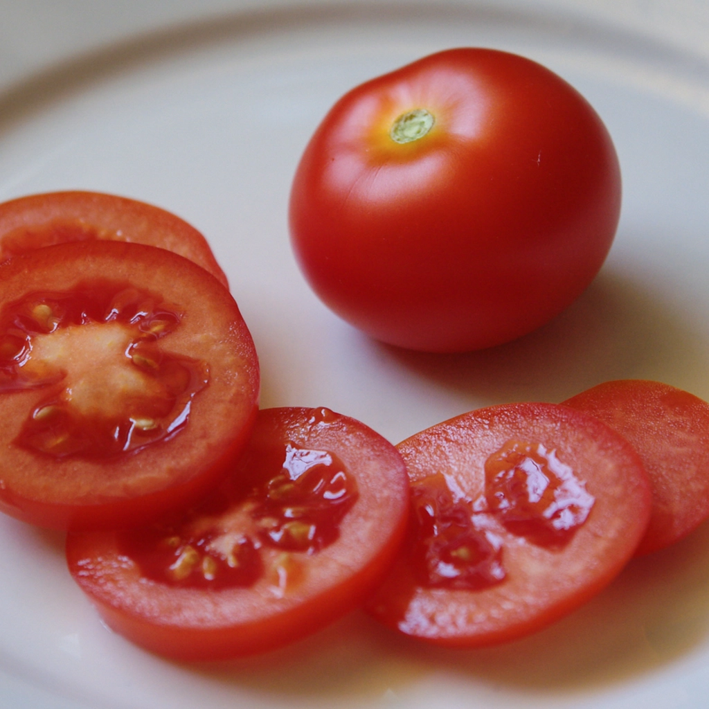 I miei pomodori tagliati