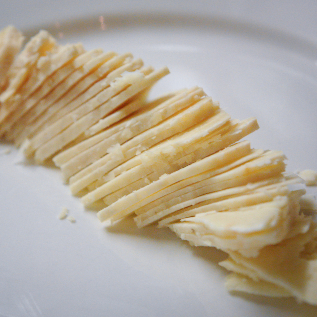 Fette di formaggio di fossa