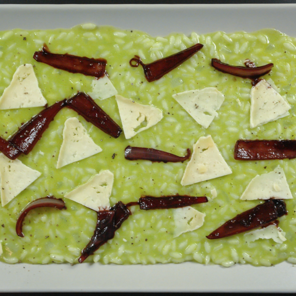 Il risotto impiattato