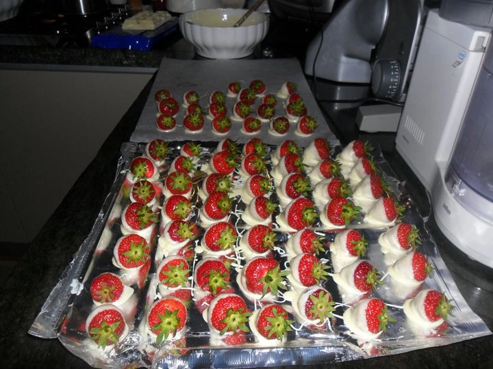 Fragole e cioccolato bianco