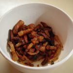 Rimuovere il guanciale quando è croccante