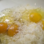 Uova, parmigiano e pepe