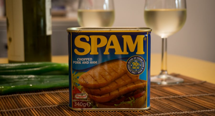 Una scatola di spam